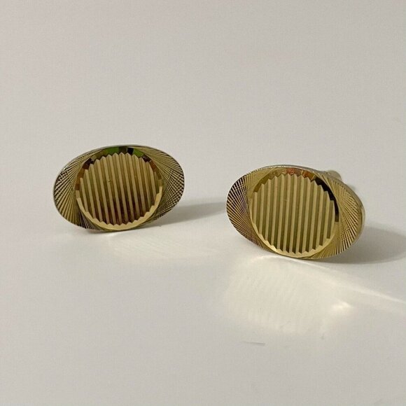 Vintage Mens Cufflinks 0.75 Inch Size Cuff Links - Picture 13 of 15